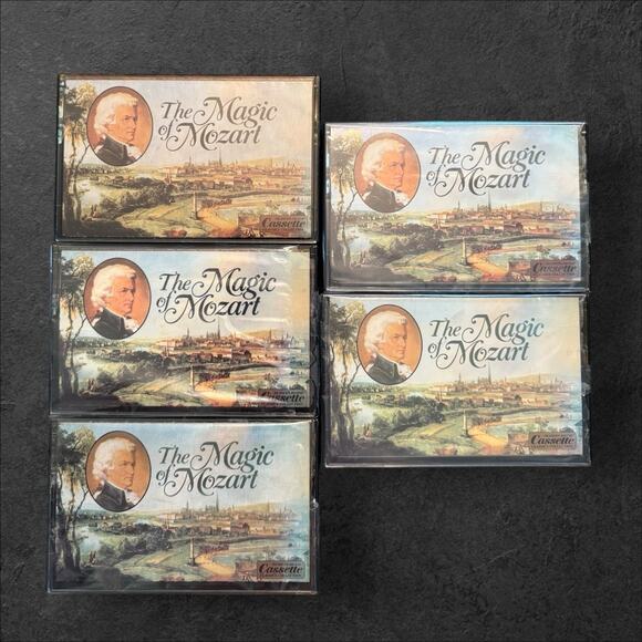 Ser Of 5 Cassette Tapes The Magic of Mozart Readers Digest Light Classical Music - Picture 1 of 5